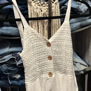 Jessica Simpson button down sundress XS